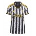 Camiseta Juventus Adrien Rabiot #25 Primera Equipación Replica 2023-24 para mujer mangas cortas